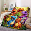 Kletshuts™ DinosaurBlanket: Soft And Cozy Kids Throw Dinosaur Blanket