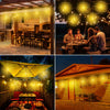 Ledsen™ FireworkLamp: Flexible Solar-Powered Firework Style Lamp
