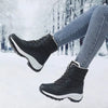 Happy™ ComfyBoots: Women's Chunky Platform Lace-Up High-Cut Comfy Boots