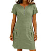 Icone™ BreezyDress: Summer Breezy Casual Dress With Front Pockets