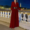 Icone™ ClassicJumpsuit - Elegant V-Neck Long Sleeve Sequin Classic Jumpsuit