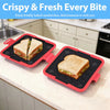 Globetrek° MicrowaveToastie - Non-Stick Microwave Sandwich Toastie Maker