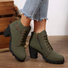Happy™ HeelBoots - Women's Stylish And Comfortable Buckle Block Heel Boots