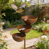 DrinkingStation: Vintage Elegant Three-Tier Garden Bird Drinking Station